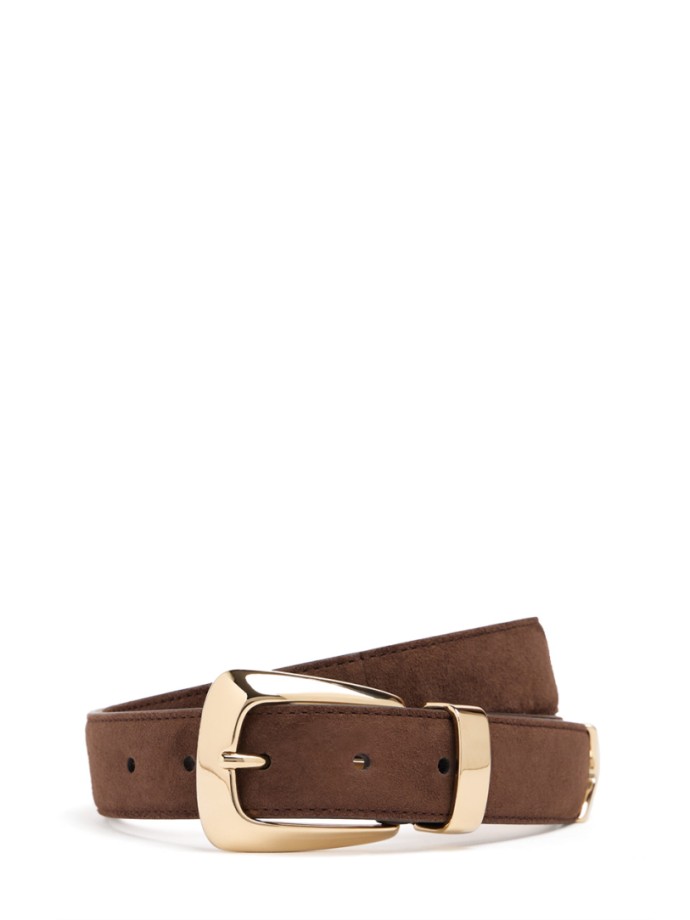Khaite - 3cm Benny Kalbsledergürtel