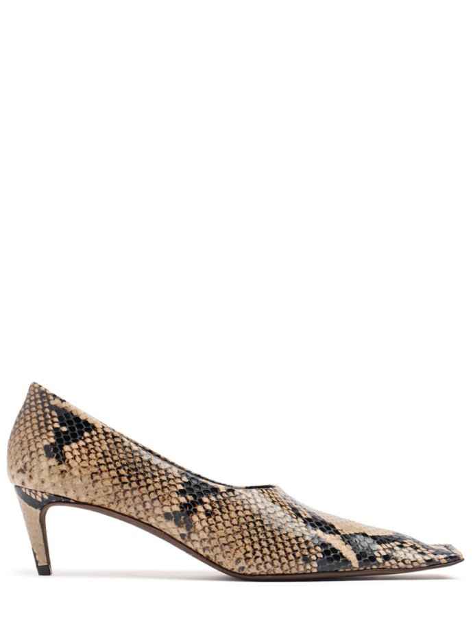 Khaite - 50mm Marlene Python-geprägte Pumps