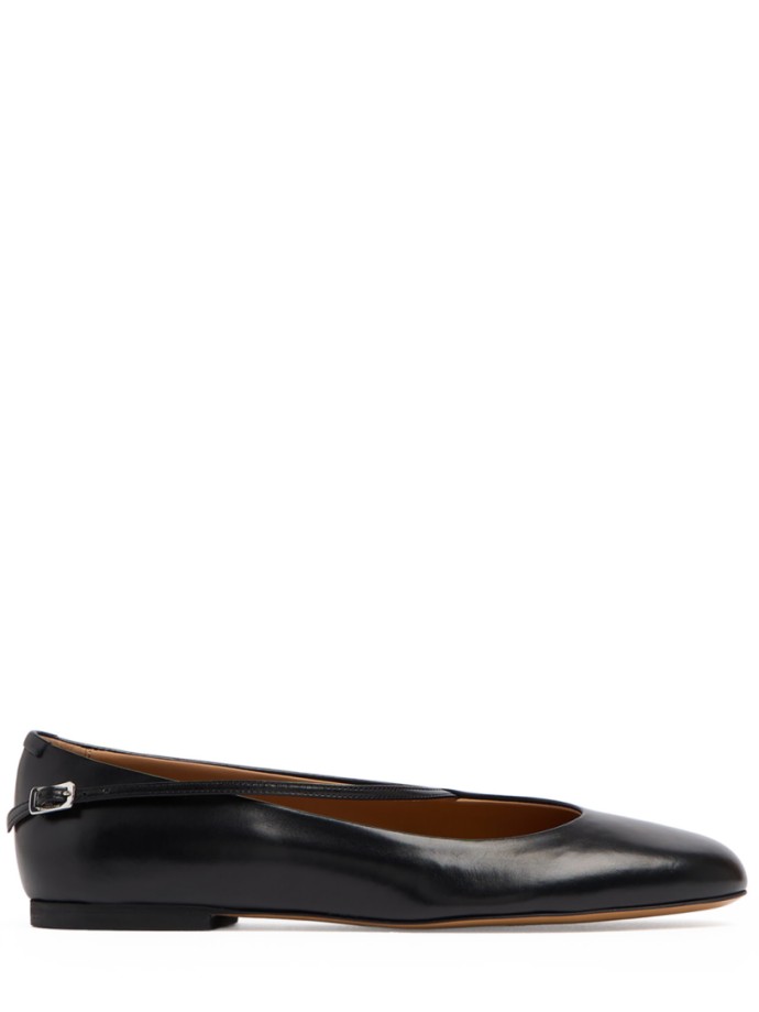 Jil Sander - 5mm Elyss flat leather ballerinas