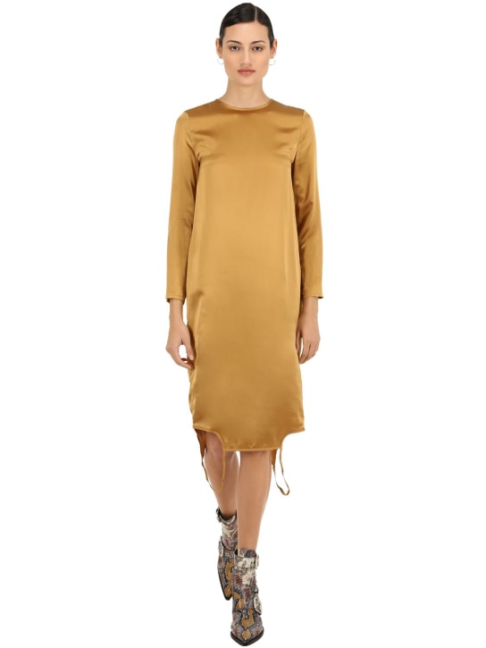 Marques'Almeida - KLEID AUS SEIDENSATIN