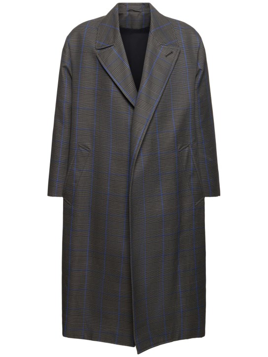 Balenciaga - Oversized long cotton blend coat