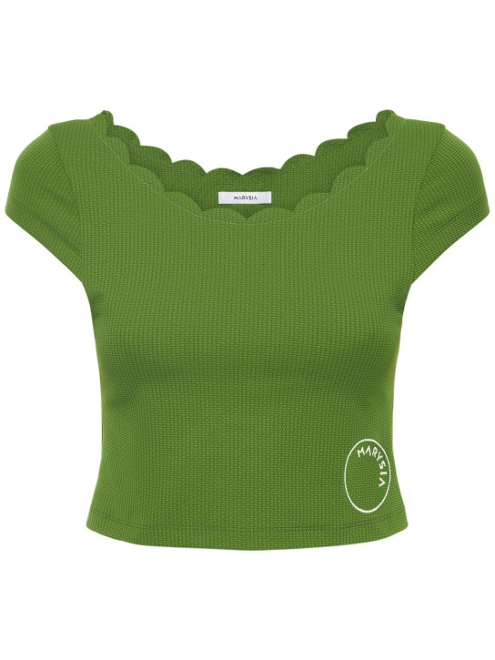 Marysia - Crop top Iga in techno stretch