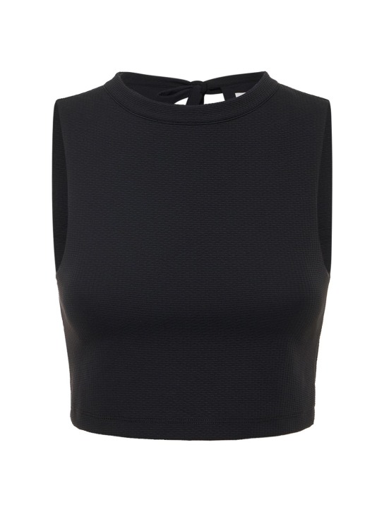 Marysia - Crop top Victoria in techno stretch