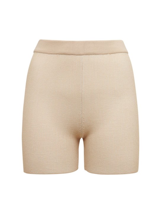 Jacquemus - Short cycliste en maille Le Short Arancia