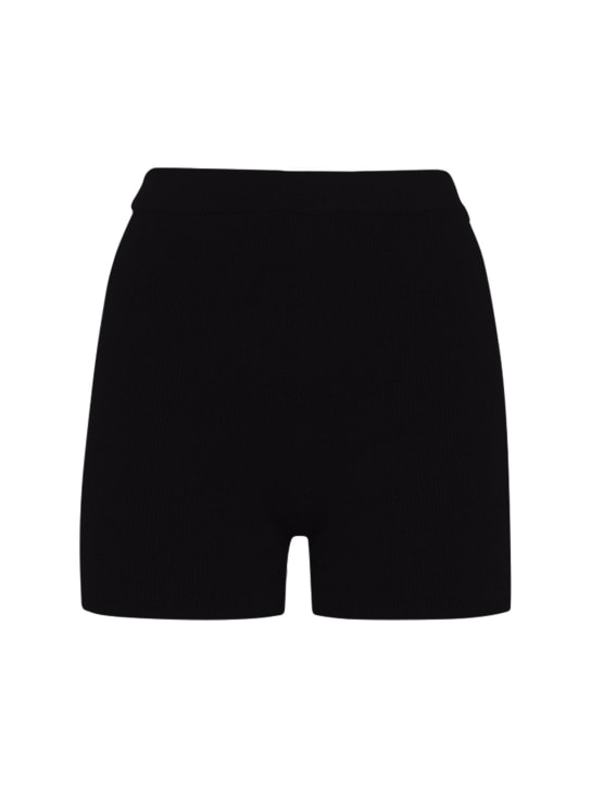 Jacquemus - Short cycliste en maille Le Short Arancia
