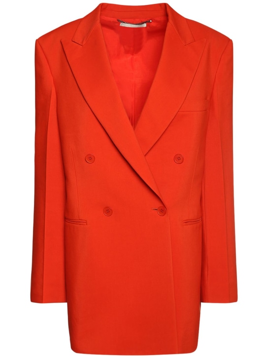 Stella McCartney: Blazer oversize en viscose mélangée fluide