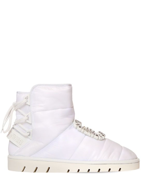 Roger Vivier: Stivali Viv Winter in nylon imbottito 20mm