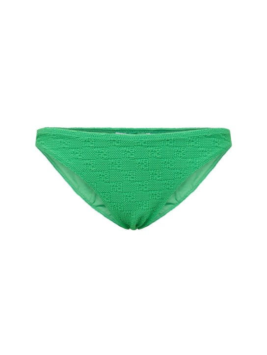 Bas de bikini en tissu technique à logo