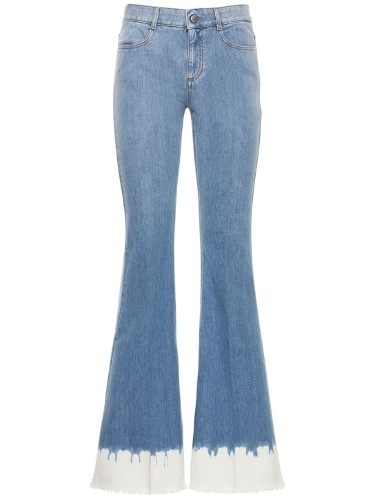 Stella McCartney - Jeans in cotone stretch dip dye