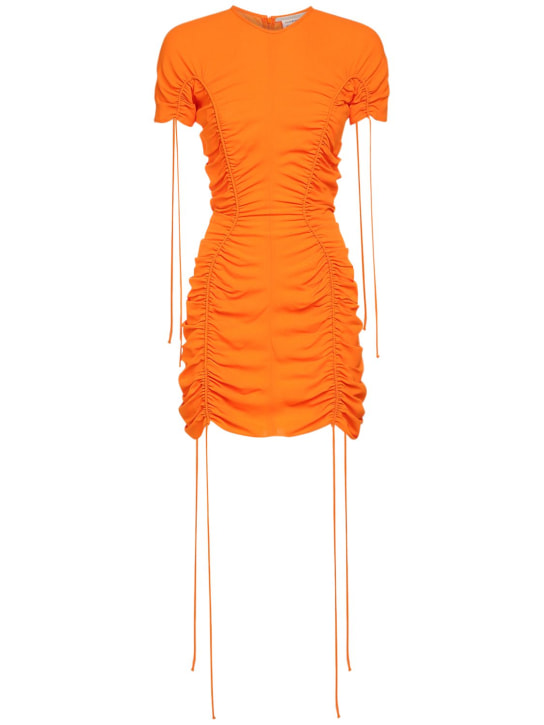 Stella McCartney: Vestito mini in raso di viscosa