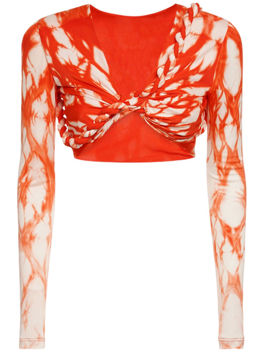 Dion Lee - Crop top with draping