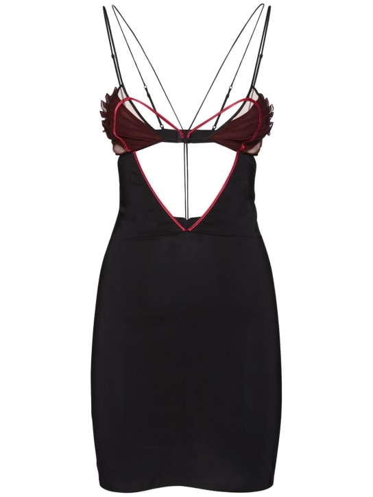 Nensi Dojaka - Minikleid aus Tüllkrepp