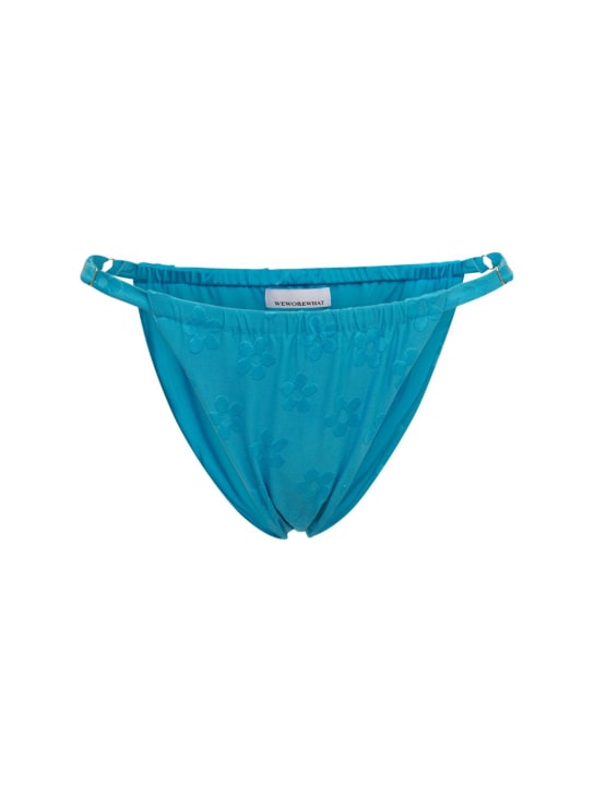 Weworewhat: Braguitas de bikini de tech stretch con jacquard