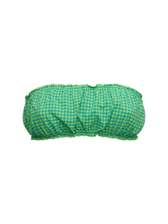 Weworewhat - Scrunchie bandeau bikini top