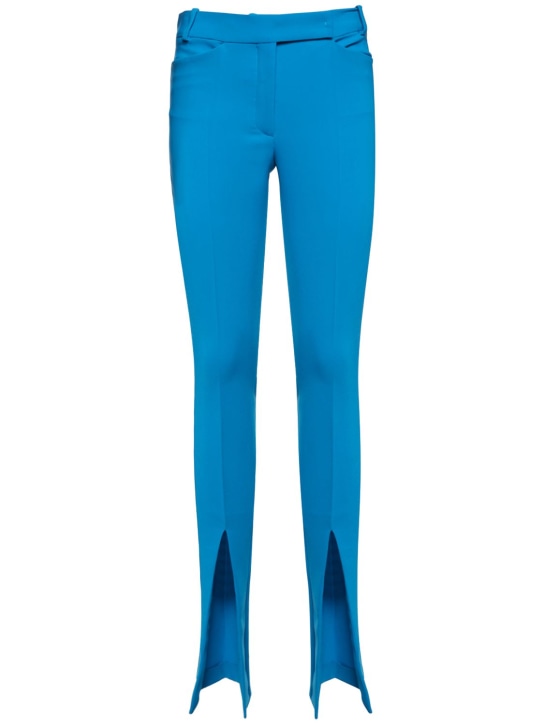 The Attico - Pantaloni Freja in techno crêpe