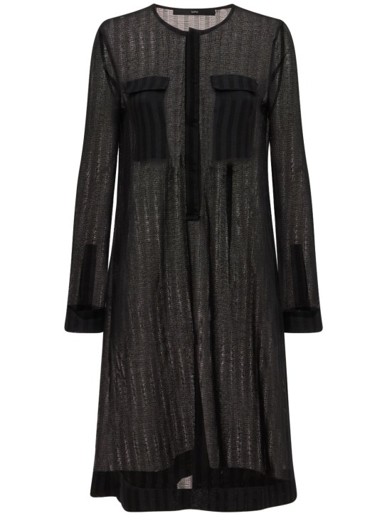 SAPIO - Chemise longue transparente