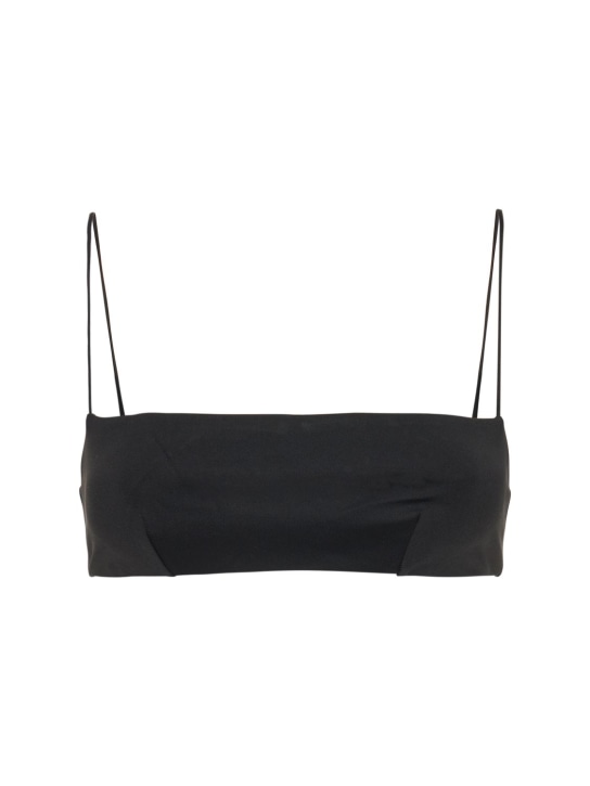 Ziah: Fine strap bandeau bikini top