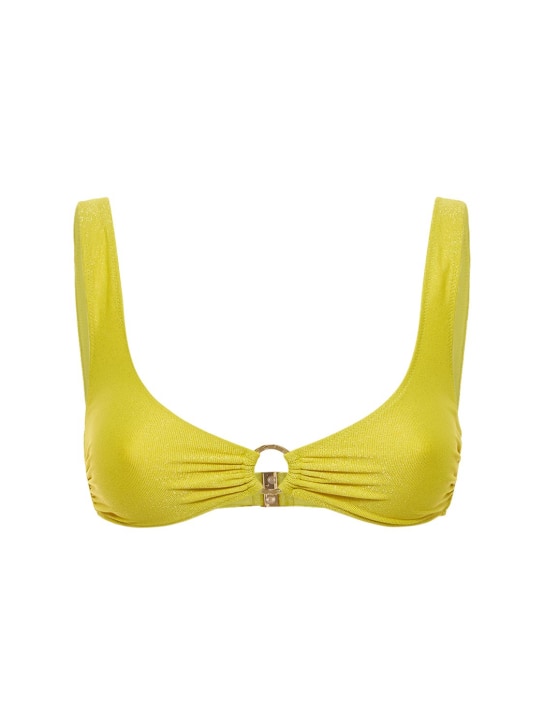 Stella McCartney - Top bikini con glitter