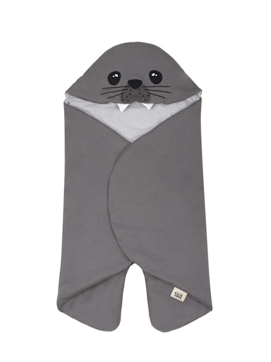 BABY BITES - Couverture phoque en coton