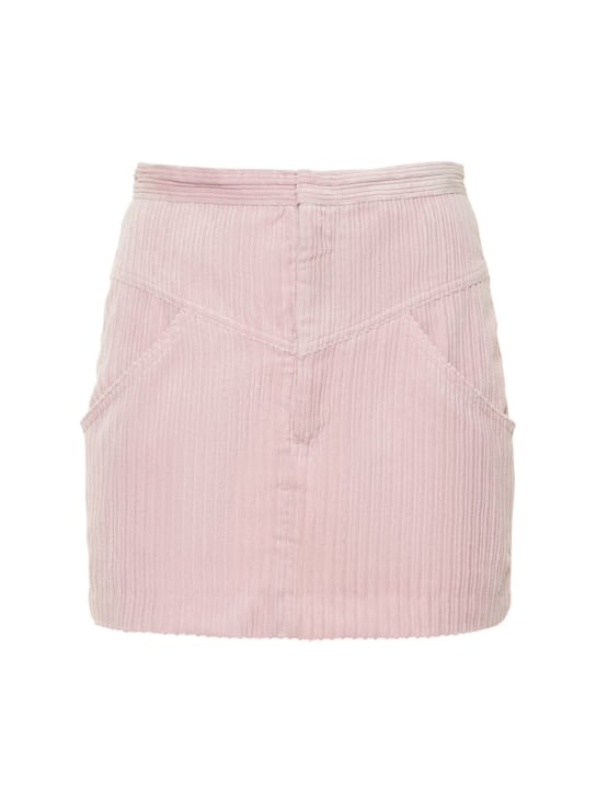 Isabel Marant: Jupe courte en coton côtelé Melva