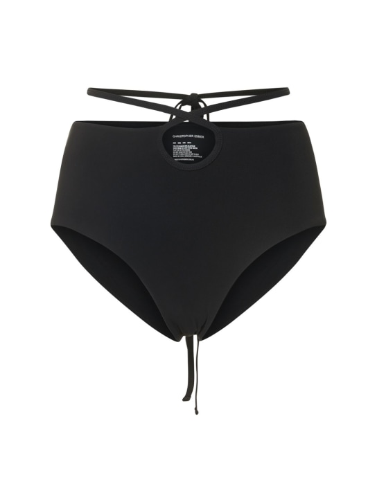 Christopher Esber - Loop tie high rise bikini bottoms