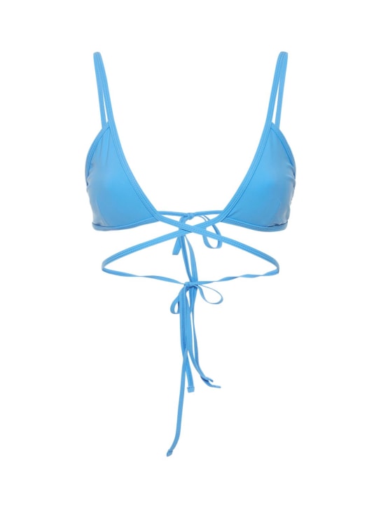 Christopher Esber: Wrapped tie Lycra bikini top