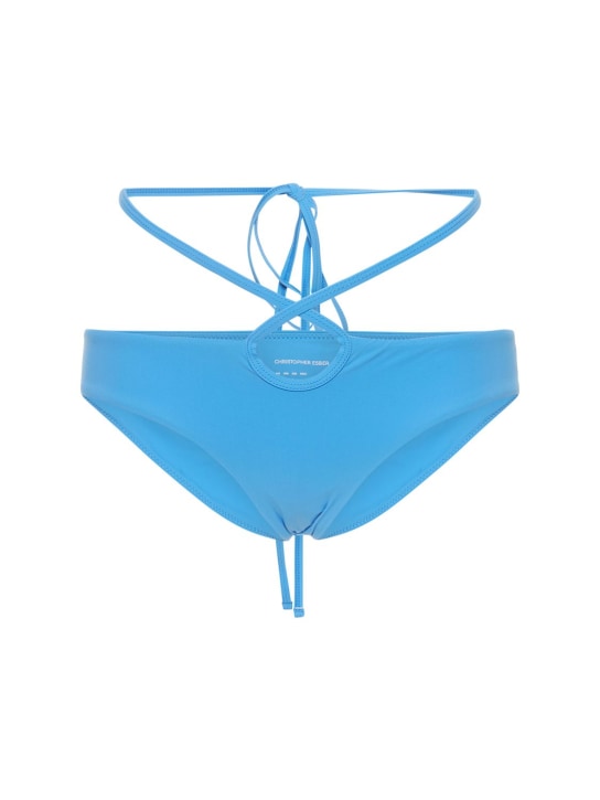 Christopher Esber - Loop tie Lycra bikini bottoms