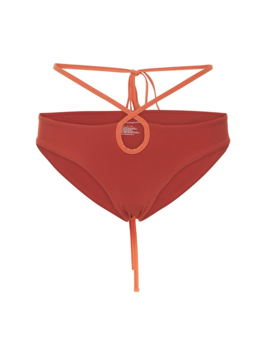Christopher Esber - Loop tie Lycra bikini bottoms
