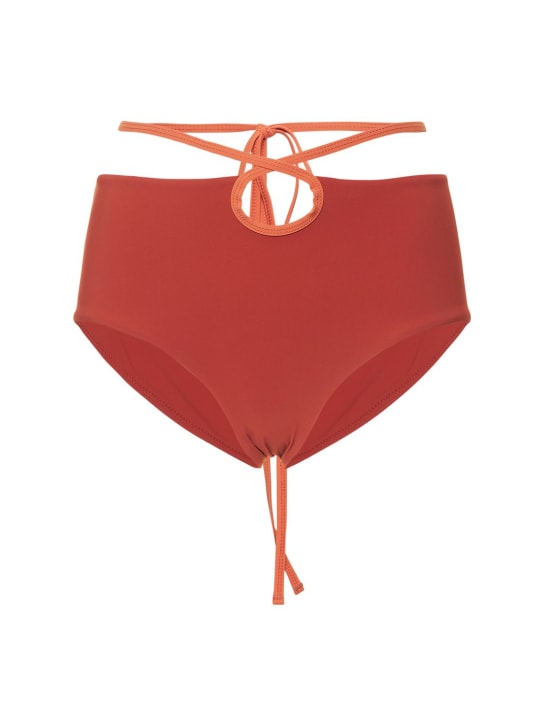 Christopher Esber: Loop tie high rise bikini bottoms
