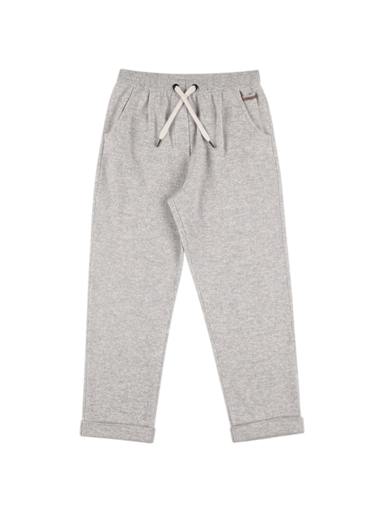 Brunello Cucinelli - Pantaloni in maglia di misto cashmere