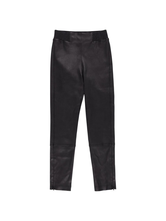 Brunello Cucinelli: Leather leggings