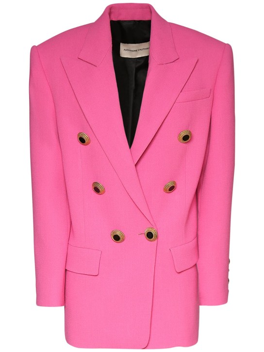 Alexandre Vauthier - Oversized double breasted wool jacket