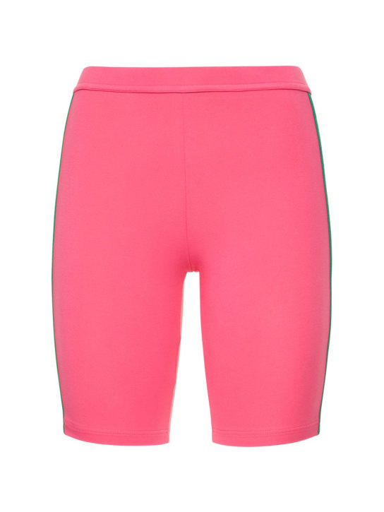 Dsquared2: Cotton stretch logo tape cycling shorts