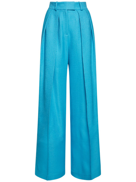 Giuseppe Di Morabito - Pantaloni larghi in lana texturizzata