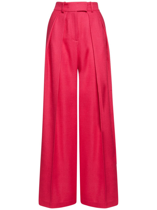 Giuseppe Di Morabito: Pantaloni larghi in lana texturizzata