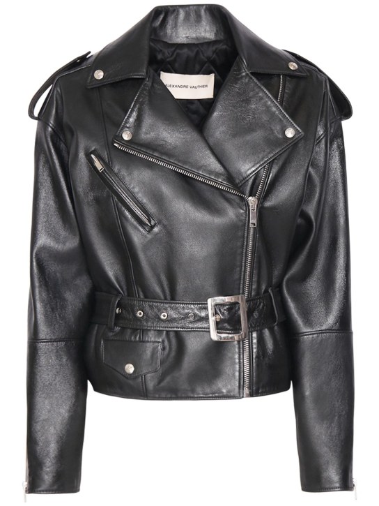 Alexandre Vauthier - Perfecto leather biker jacket