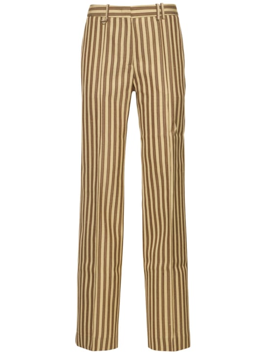 Jacquemus: Pantalones de lino