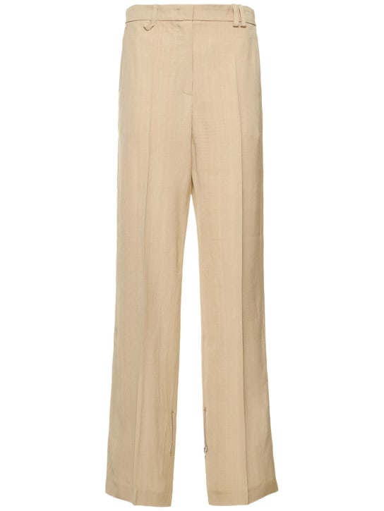 Jacquemus: Pantaloni Le Pantalon Astouin in misto seta