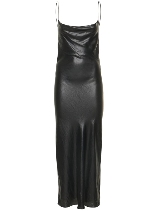 Stella McCartney - Vestito midi in jersey spalmato