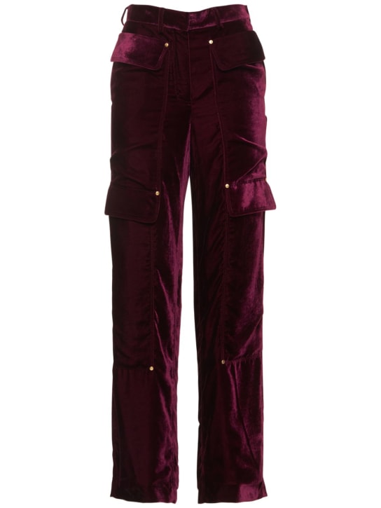Stella McCartney - Pantaloni cargo in velluto