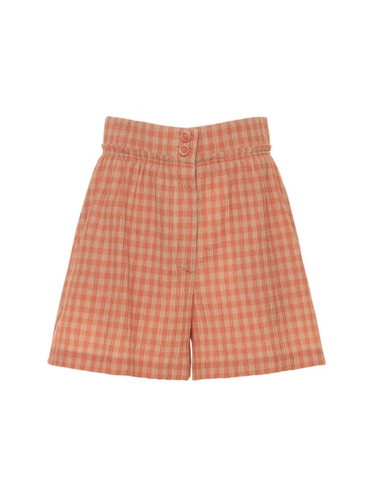 ALTUZARRA: Shorts Thor in seersucker stampa gingham