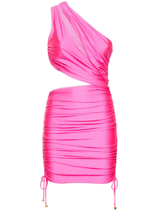 Dundas: Short dress with side draping