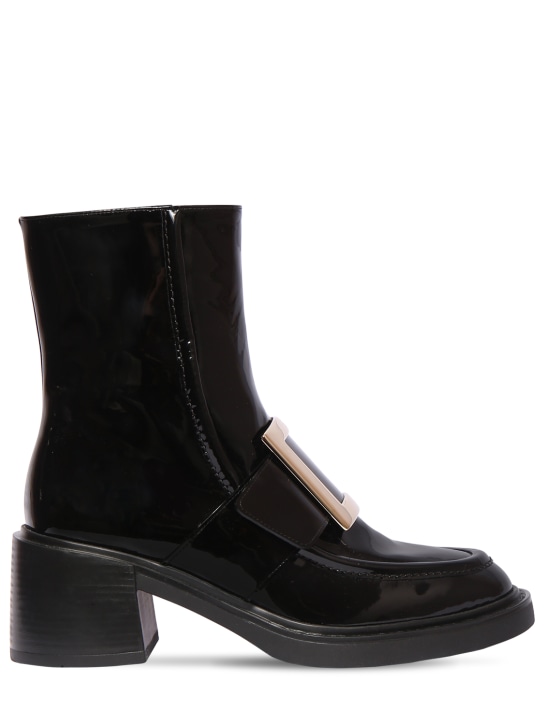 Roger Vivier - 60MM HOHE LEDERSTIEFEL "VIV RANGERS"