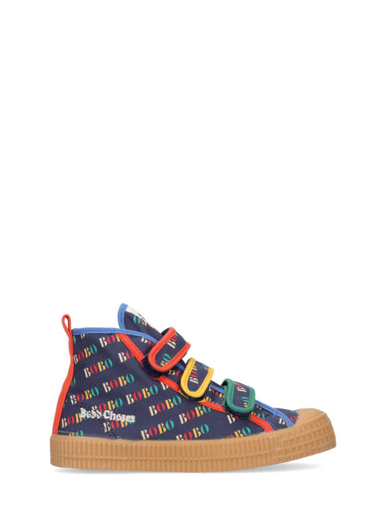 Bobo Choses - RIEMENSNEAKERS AUS BAUMWOLLE MIT LOGODRUCK