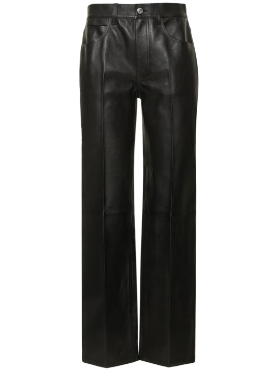 Alexander Wang: Pantaloni dritti vita media relaxed fit