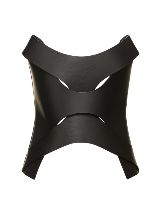 Dion Lee: Corsetto in pelle interlock