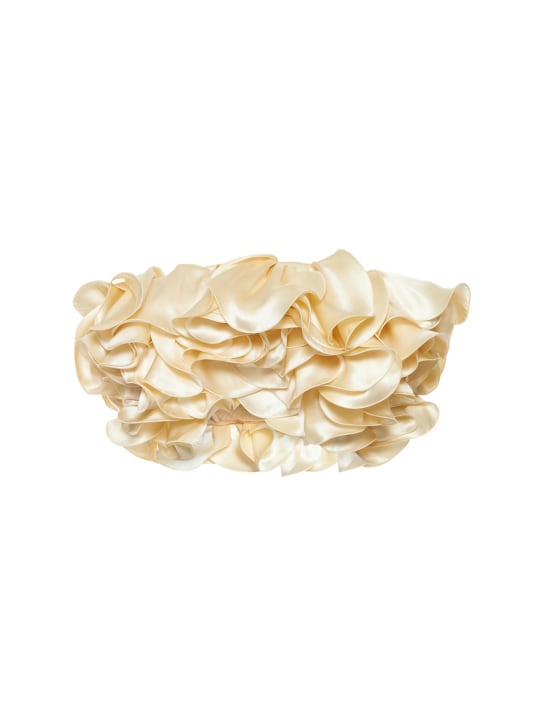 Magda Butrym: Satin sculptural crop top