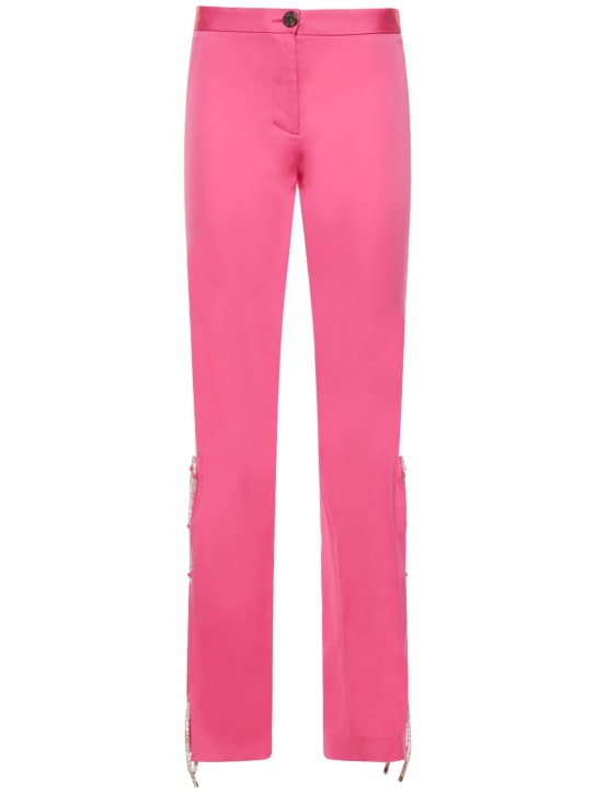 Giuseppe Di Morabito - Pantaloni in viscosa con ricami