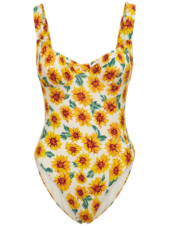 Weworewhat - Printed one-piece swimsuit