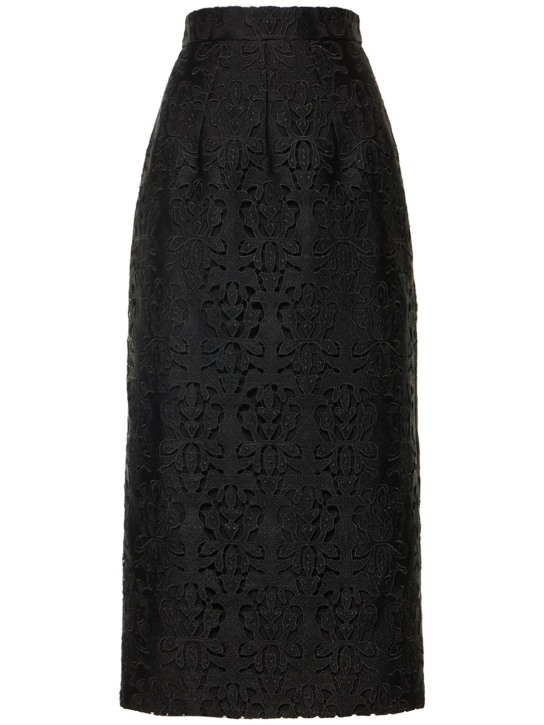 Emilia Wickstead - Jupe crayon en dentelle guipure Lorinda